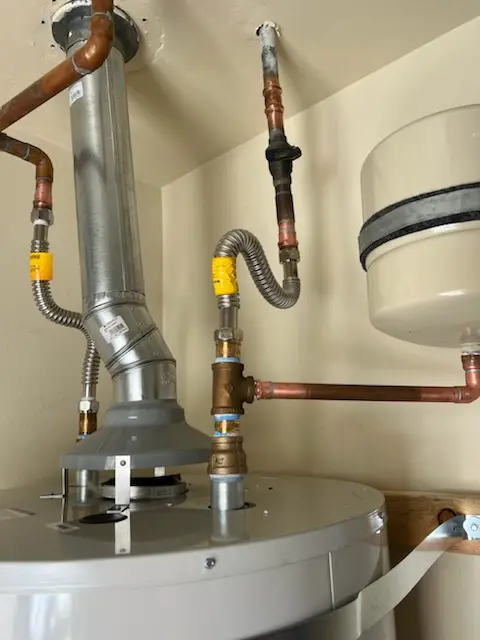 Water heater installation and plumbing repair in Waterton